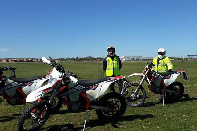 Police officers are cracking down on people riding off road bikes in ...