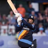 Billy Godleman is 69 not out as Derbyshire look to get the runs needed to beat Notts.