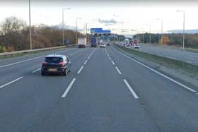 All lanes are now open again on the M1 southbound. Photo: Google