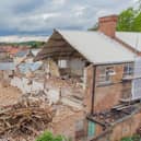Work is now well underway to demolish the buildings on the site. Photo: Paul Atherley