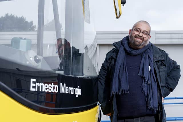 Ernesto Marongiu has had a Bulwell route bus named after him. Photo: Submitted