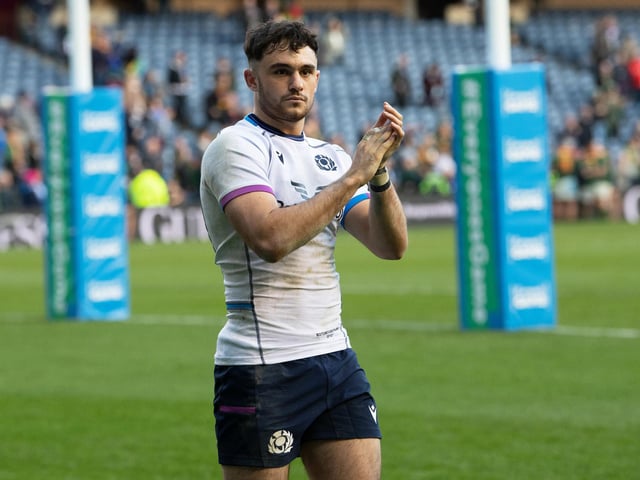 Saw little of the ball and was caught out by Makazole Mapimpi for South Africa’s first try. Made way for Blair Kinghorn early in the second half.