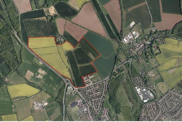 An aerial view of the site where the development will be built. Photo: Google Earth