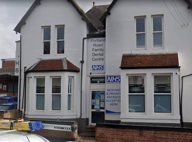 Fresh plans have been put forward for an extension to the Family Dental Centre on Portland Road. Photo: Google