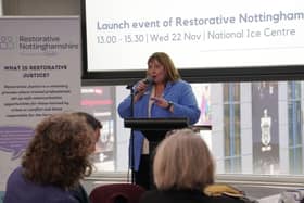 Police and Crime Commissioner Caroline Henry hosting the Restorative Nottinghamshire launch