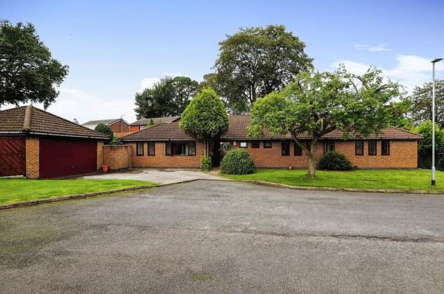 One of the most expensive homes on the market in Hucknall at the moment is this exclusive five-bedroom, detached bungalow at Portland Gardens. Offers in the region of £600,000 are invited by High Street estate agents Bairstow Eves