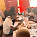 Children in Sierra Leone are being taught about the A-Z of Consent Campaign