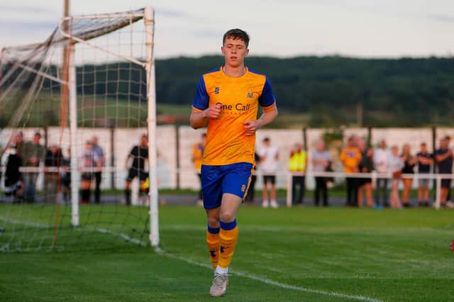 Mansfield Town's Jimmy Knowles - off to Greenock.