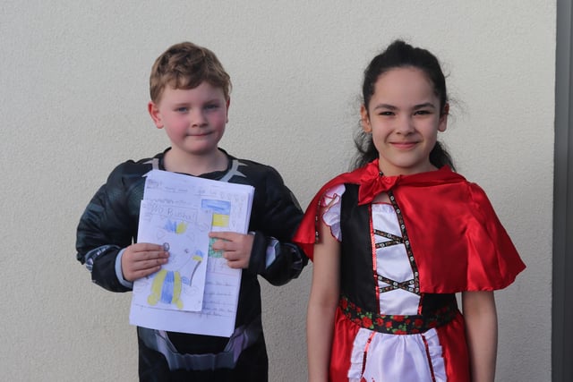 Another duo from Hawthorne Primary School, Bestwood Village, which took part in the initiative