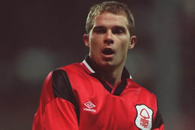Burst on to the scene around the same as Paul McGregor during the 1995/96 season. The forward made eight Premier League appearances for Frank Clark's Reds, scoring twice.