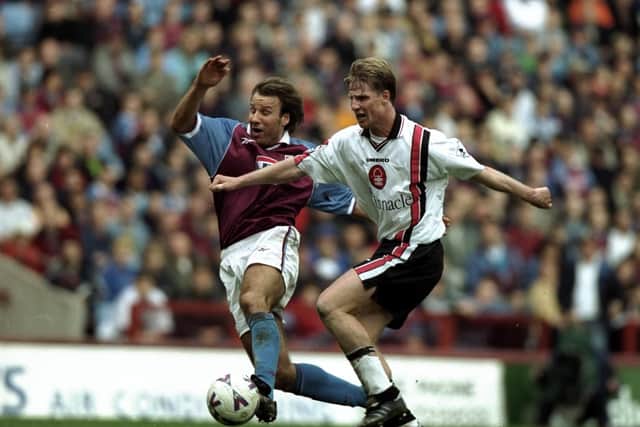 Experienced centre-back arrived in December 1998 and played six times during that season, resulting in relegation. Involved in the 8-1 home humiliation by Man Utd. One international cap for Sweden.