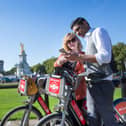 Santander Cycles are a great way to visit London landmarks