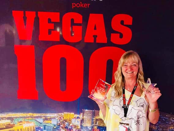 Caroline Quinn has won the Player of the Year of accolade at the Redtooth Poker VEGAS100 event.