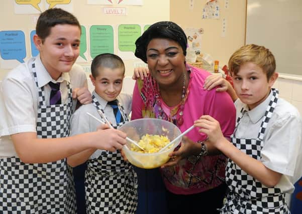 TV chef Rustie Lee, who will be one of the star guests at The Big Bake at Newstead Abbey.