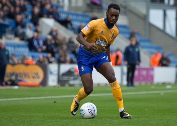 Colchester United vs Mansfield Town -Omari Sterling-James of Mansfield Town - Pic By James Williamson