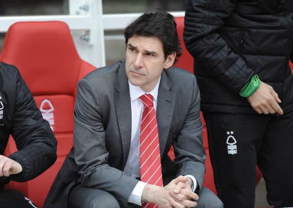 IN PICTURE:  Forest manager Aitor Karanka
STORY: SPORT LEAD: Nottingham Forest v Derby County.  Sky Bet Championship match at The City Ground, Nottingham.  Sunday 11th March 2018.
