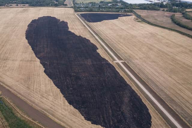 The fire is thought to have been started deliberately