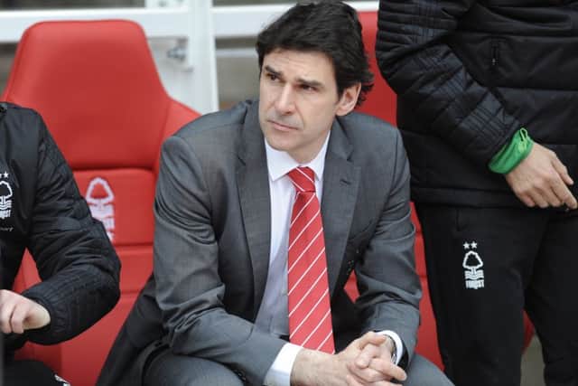 IN PICTURE: Forest manager Aitor Karanka
STORY: SPORT LEAD: Nottingham Forest v Derby County. Sky Bet Championship match at The City Ground, Nottingham. Sunday 11th March 2018.