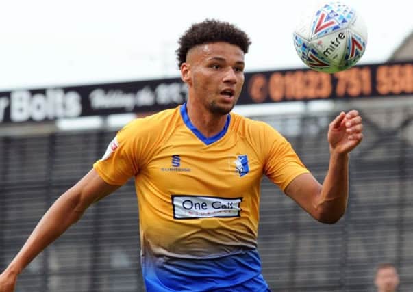 Mansfield Town's Lee Angol