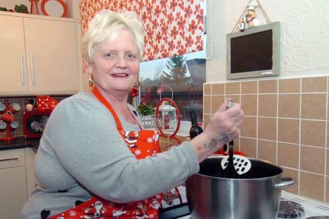 Janet Enever from Brinsley is making 25 Christmas dinners.