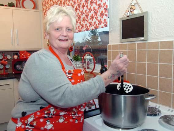 Janet Enever from Brinsley is making 25 Christmas dinners.
