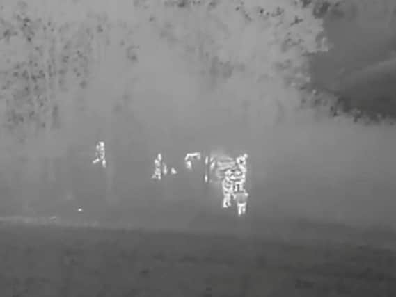 Police used a drone's thermal camera to track down a group of deer poachers