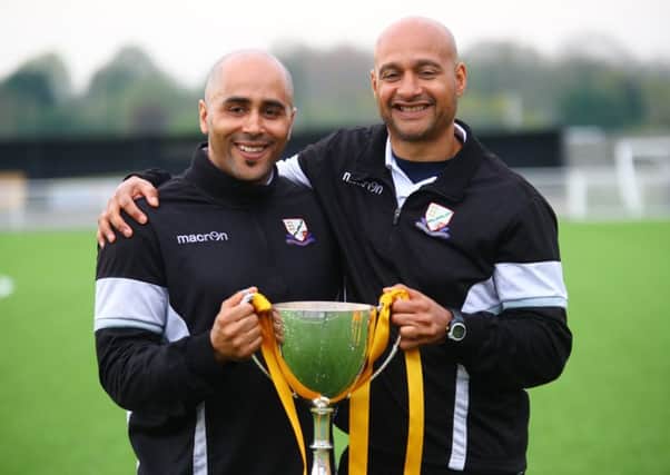 Basford United management duo on the trophy trail - Mark Clifford and Martin Carruthers