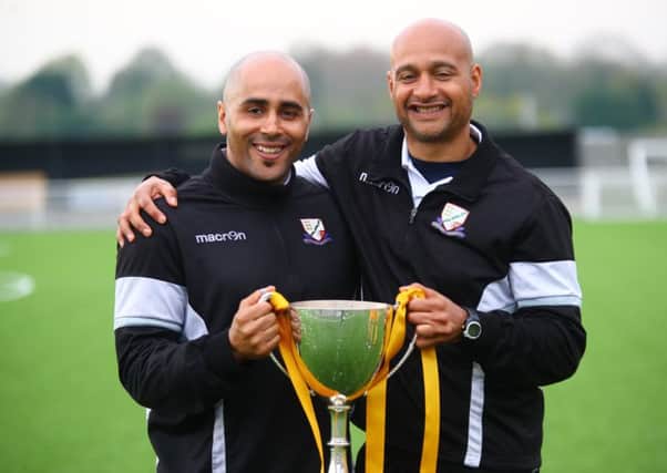 Basford United management duo on the trophy trail - Mark Clifford and Martin Carruthers