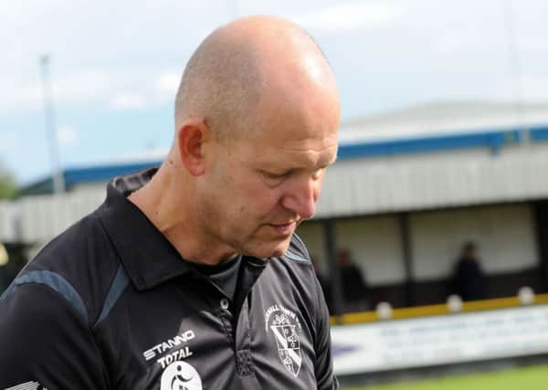 Hucknall Town manager, Andy Graves.