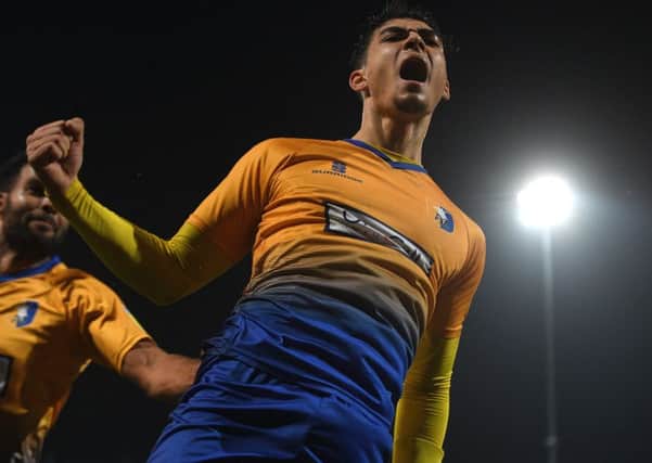 Picture Andrew Roe/AHPIX LTD, Football, EFL Sky Bet League Two, Mansfield Town v Bury, One Call Stadium, 26/12/18, K.O 3pm

Mansfield's Tyler Walker celebrates his goal

Andrew Roe>>>>>>>07826527594