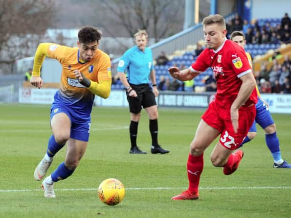 Action from Mansfield v Swindon.