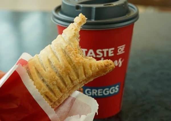 A vegan sausage roll from Greggs.
