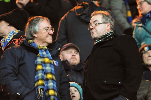 Mansfield Town fans during the 1-0 defeat to Yeovil. Can you spot a familiar face in the crowd? Pics by Anne Shelley.
