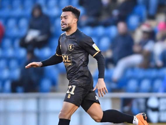 Nicky Ajose was on the scoresheet for the Stags