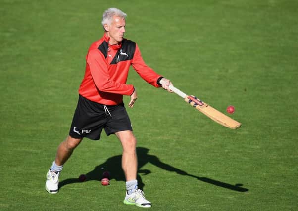Head coach Peter Moores during a training session at Trent Bridge. (PHOTO BY: Laurence Griffiths/Getty Images)