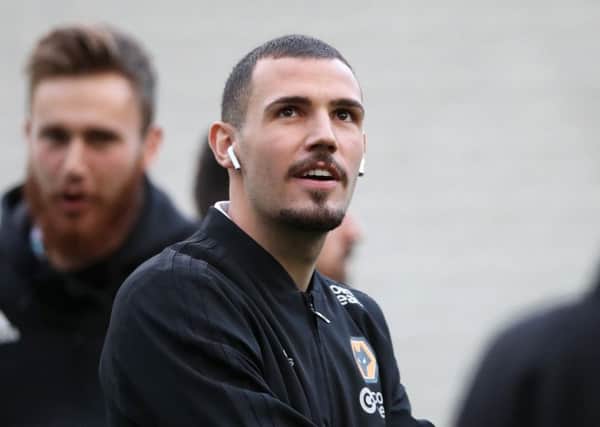 NEWCASTLE UPON TYNE, ENGLAND - DECEMBER 09:  Leo Bonatini of Wolverhampton Wanderers looks on prior to the Premier League match between Newcastle United and Wolverhampton Wanderers at St. James Park on December 9, 2018 in Newcastle upon Tyne, United Kingdom.  (Photo by Ian MacNicol/Getty Images)