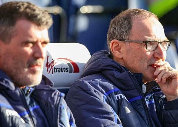PRESTON, ENGLAND - FEBRUARY 16: Nottingham Forest manager Martin O'Neill watches on during the Sky Bet Championship match between Preston North End and Nottingham Forest at Deepdale on February 16, 2019 in Preston, England. (Photo by Alex Dodd - CameraSport via Getty Images)