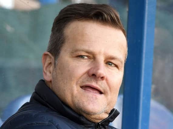 Mark Cooper at Mansfield on Saturday.