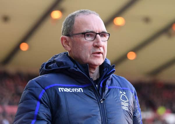 Martin O'Neill, who said the City Ground was "like a cauldron" last night. (PHOTO BY: Laurence Griffiths/Getty Images)