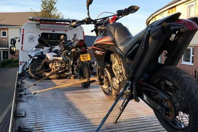 337 vehicles, including motorbikes, were seized during Operation Reacher
