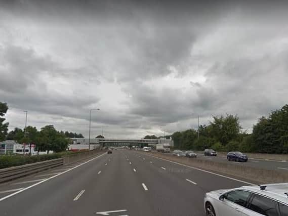 The M1 was closed in both directions between Junction 25 and 26, near Trowell Services.