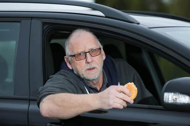 Ian Chapman was fined after feeding birds part of his McDonald's McMuffin
