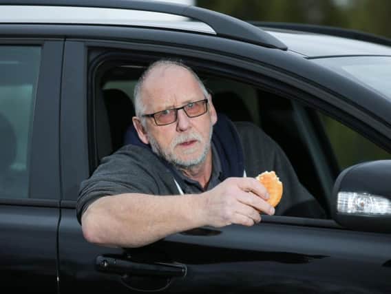 Ian Chapman was fined after feeding birds part of his McDonald's McMuffin