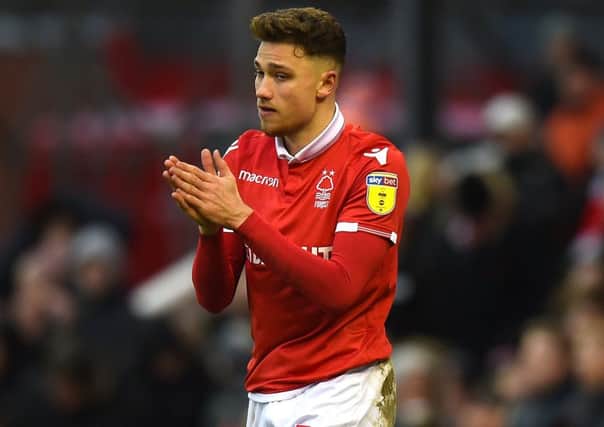 NOTTINGHAM, ENGLAND - JANUARY 26: Matty Cash of Nottingham Forest during the Sky Bet Championship match at City Ground on January 26, 2019 in Nottingham, England. (Photo by Tony Marshall/Getty Images)