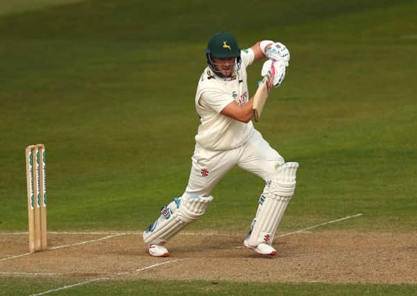 Joe Clarke hit an unbeaten 97 on a good day for Nottinghamshire. (Photo by Matthew Lewis/Getty Images)