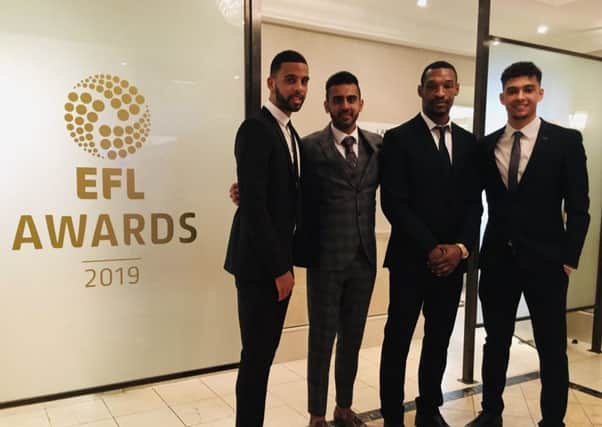 The Stags quartet at the EFL awards night