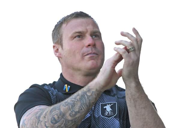 Picture Andrew Roe/AHPIX LTD, Football, EFL Sky Bet League Two, Mansfield Town v Morecambe, One Call Stadium, 19/04/2019, K.O 3pm

Mansfield's manager David Flitcroft

Andrew Roe>>>>>>>07826527594