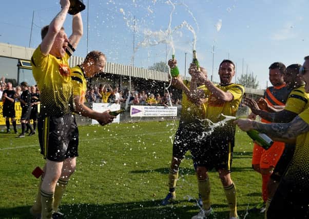 Hucknall Town celebrate the title two weeks ago. Can they complete the double this weekend?