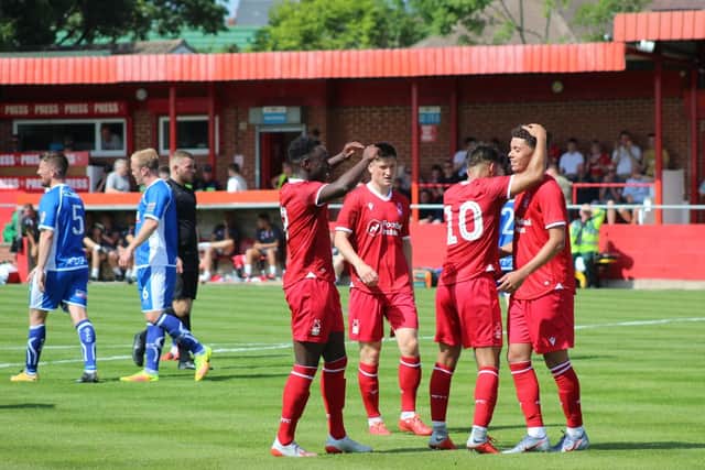 Nottingham Forest edged it 2-1 in their opening friendly against Alfreton Town.
