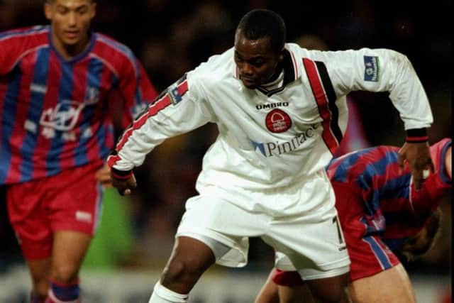 Joined Forest for 1.5m in Nov '99 from Columbus Crew and, having struggled to find the net, scored 14 times in the first half of 01/02 before leaving to help fellow Championship side Birmingham City to promotion.